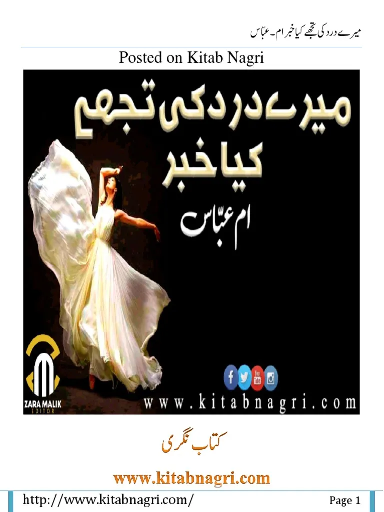 Mere Dard Ki Tujhe Kya Khabar Novel By Umme Abbas Complete